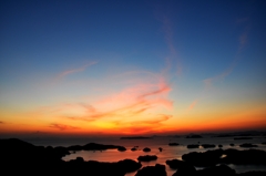 夕日