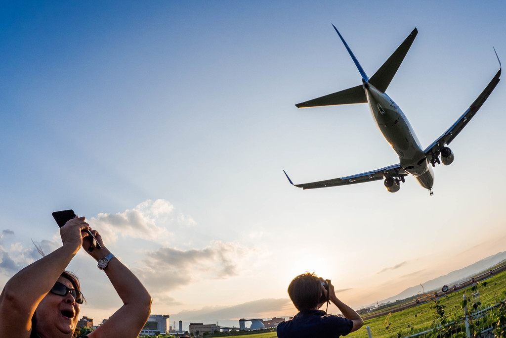 夕空ランディング