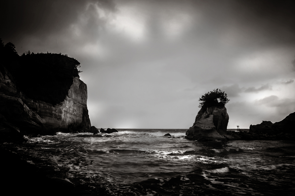 Mar de monocromo 