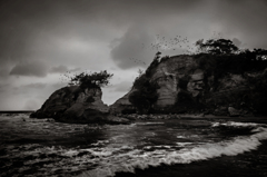 Mar de monocromo 