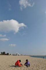 青い空　青い海　そして子供達