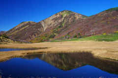高谷池から火打山