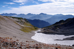 内蔵助カールと後立山連峰