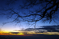 火打山の夜明け