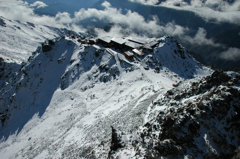 槍ヶ岳から槍ヶ岳山荘