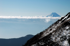 鳳凰山からの富士山