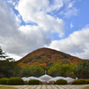 秋空の甲山