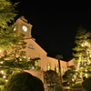 時計台のクリスマスツリー