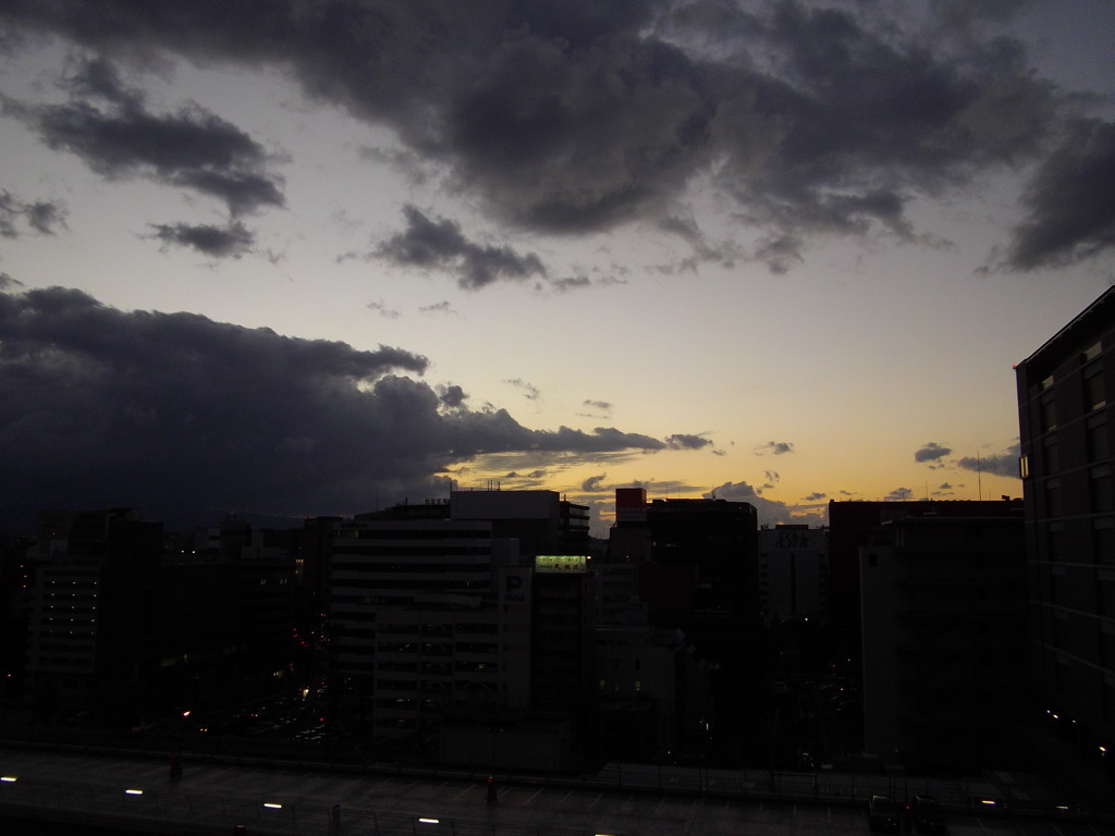 夕暮れ時