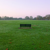 Bench on the grass
