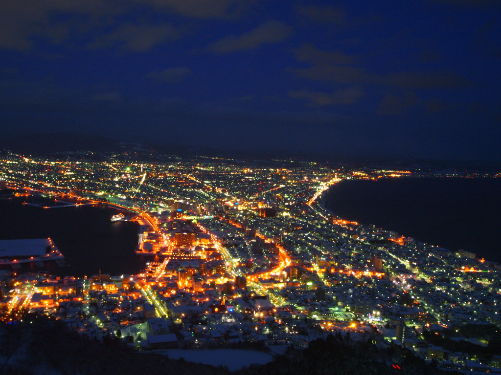 HAKODATEの冬夜景