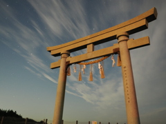 雲の薄皮カーテン