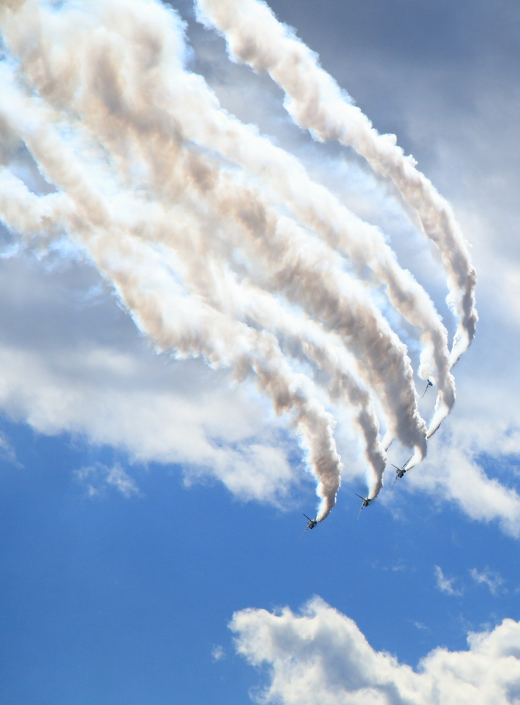 入間航空祭2025　ブルーインパルス