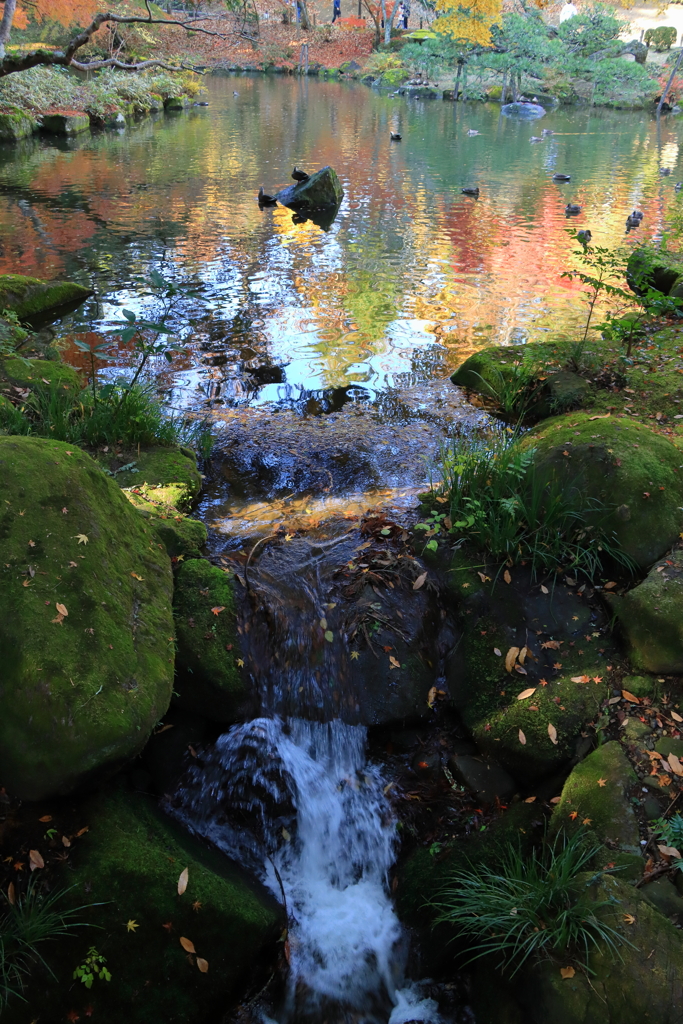 成田山公園にて