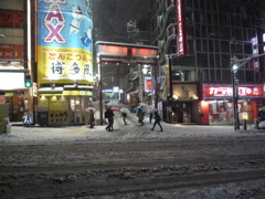 雪の渋谷