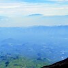 富士山頂から八ヶ岳を