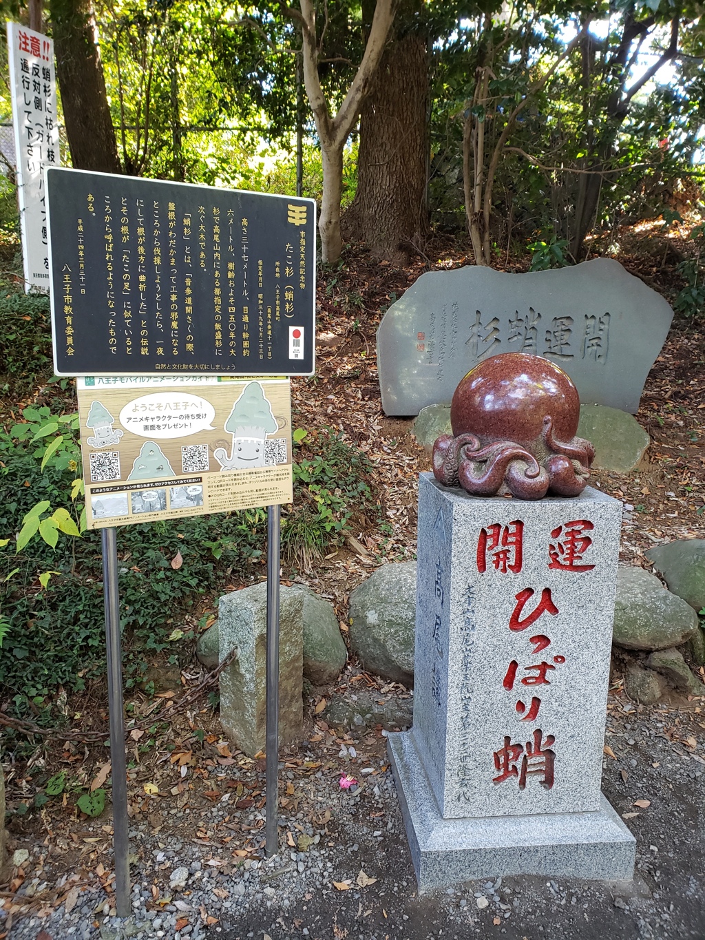 高尾山のひっぱり蛸