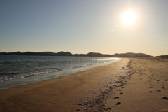 晴れた日の海岸