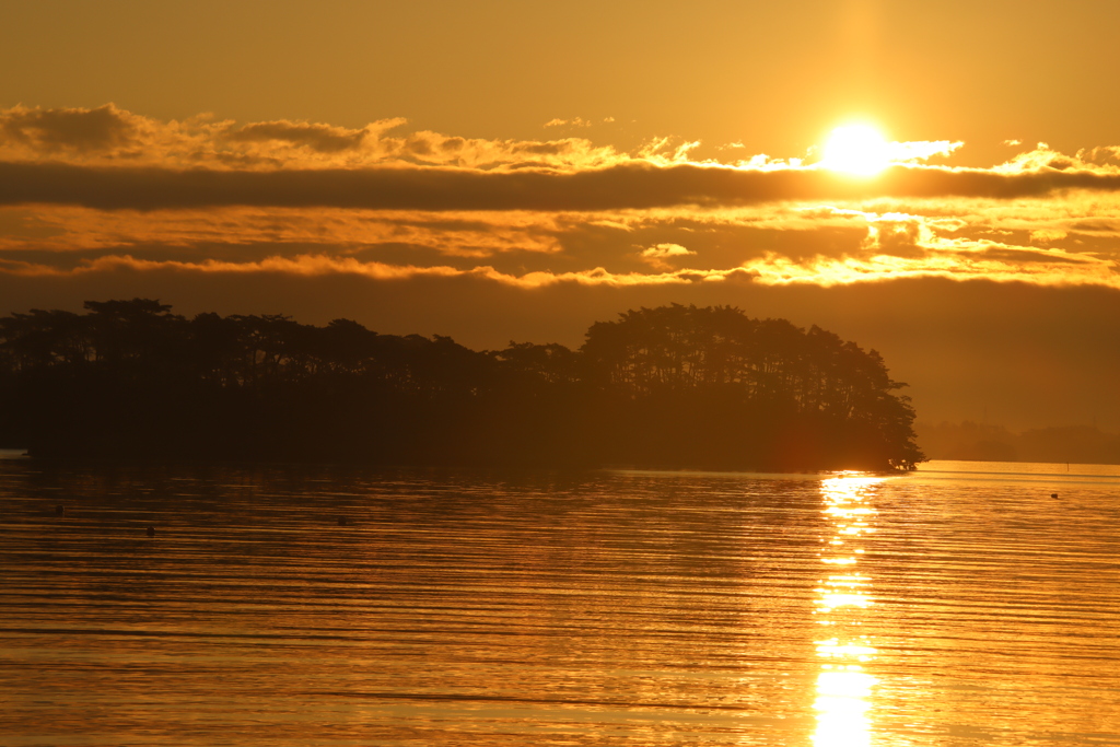 松島の日の出