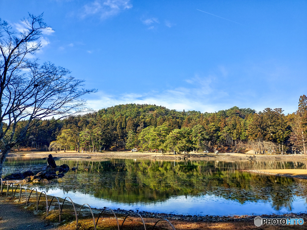 毛越寺　大泉が池