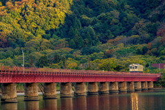 由良川鉄橋を走る鉄道
