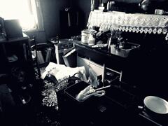 台所の工事が始まる故、ここに集結させる他無い訳だ。