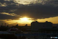 夕暮れの富士山再び