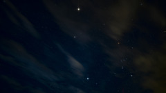 星景写真　オリオン座　木星