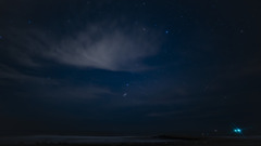 星景写真　釣ヶ崎海岸
