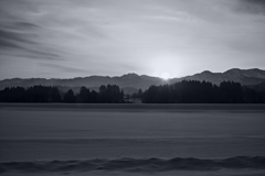 耳を刺すほどの静寂 山が目覚める前に。