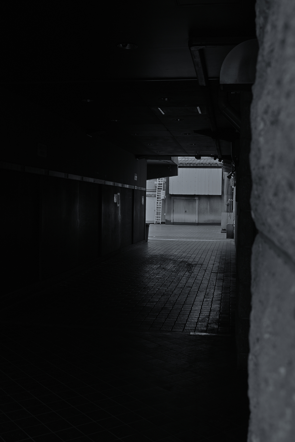 その先を抜けると知らない世界が待っている　なんて想像を巡らせて