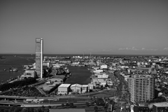 それはある日、柳と港のある街で。