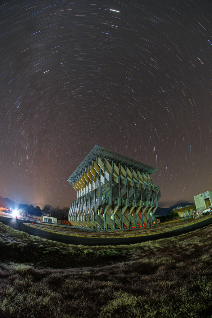 Star Trail in Greenable Hiruzen