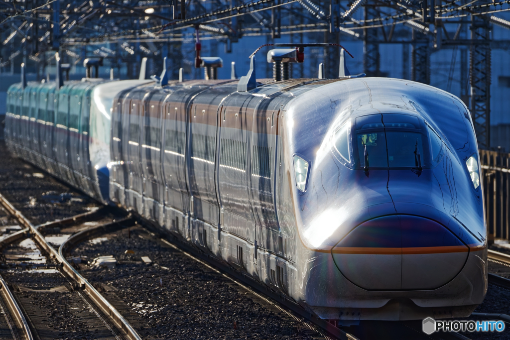 つばさ127号＋やまびこ127号＠大宮駅