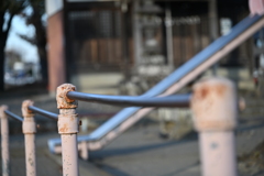 神社の鉄棒_０９