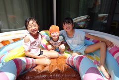 3人で、ニコッ！