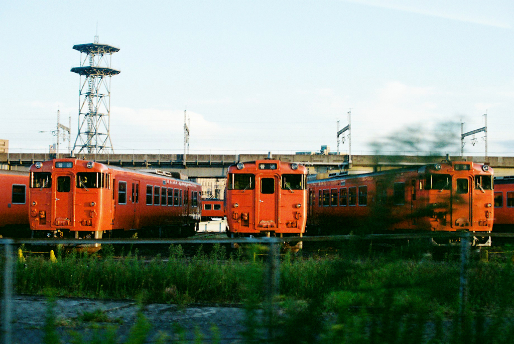 扇型車両車庫(新山口駅)
