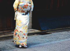 京都風情　着物