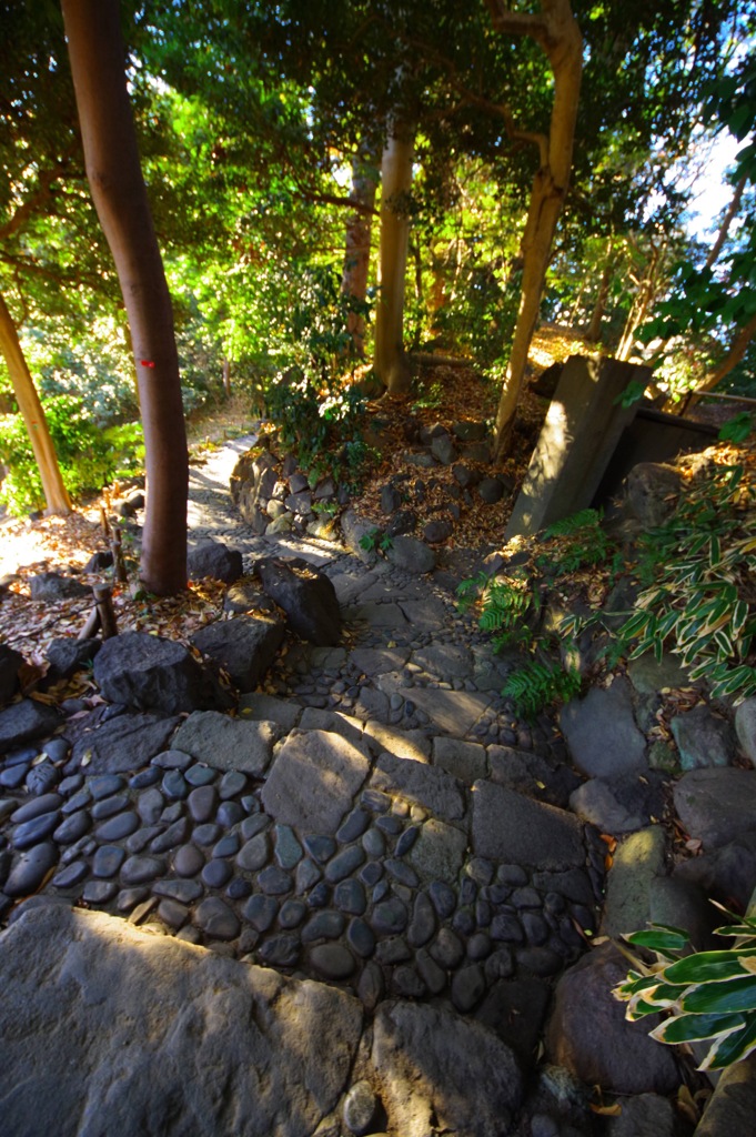 小石川後楽園の高低差