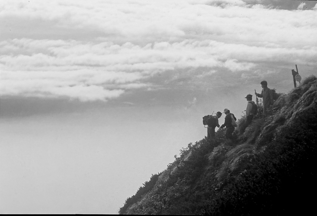 雲海を望みながら。