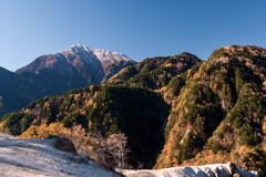 初冬の南アルプス