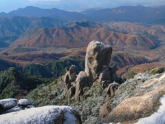 晩秋の瑞牆山