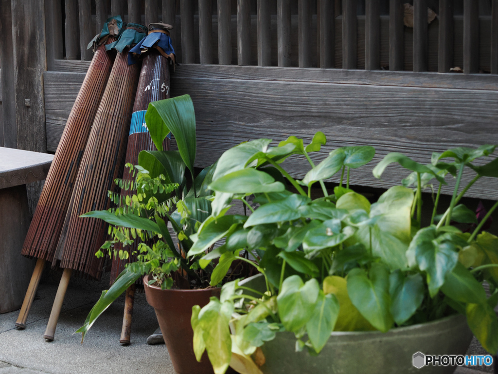 美保関町　青石畳通り