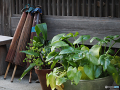 美保関町　青石畳通り