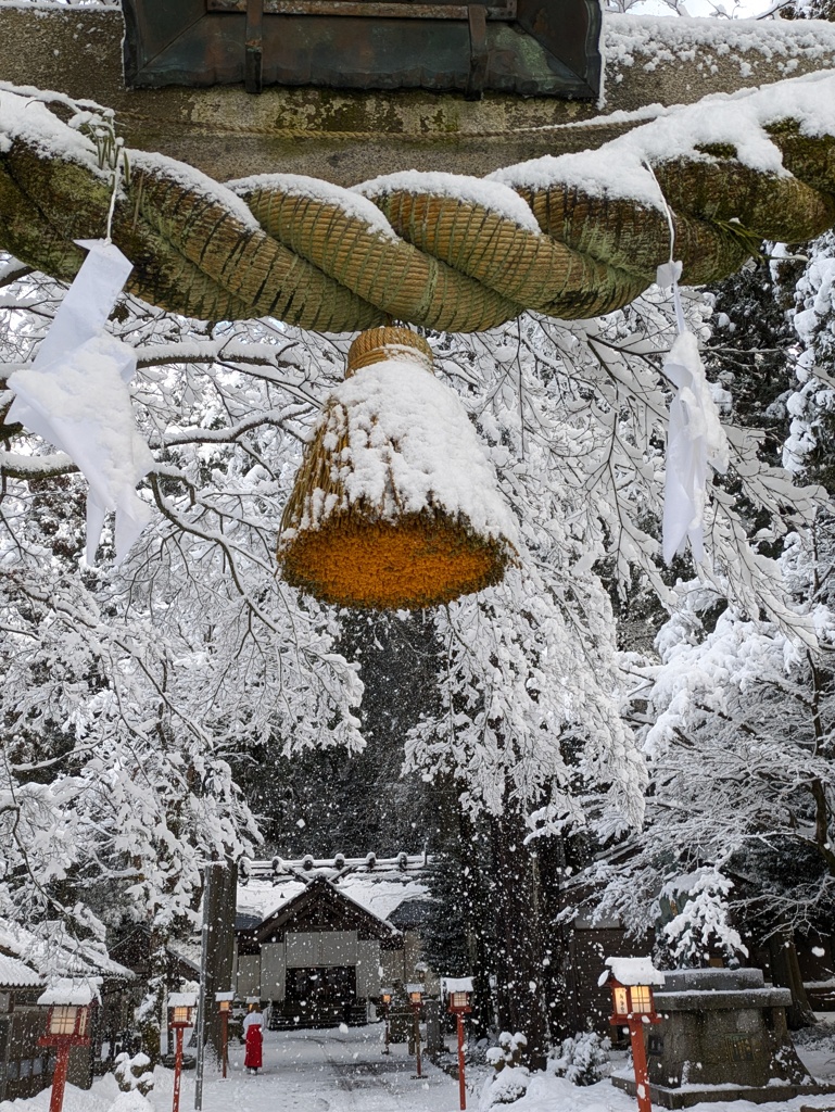 雪の初詣