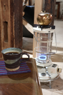 喫茶店とストーブ