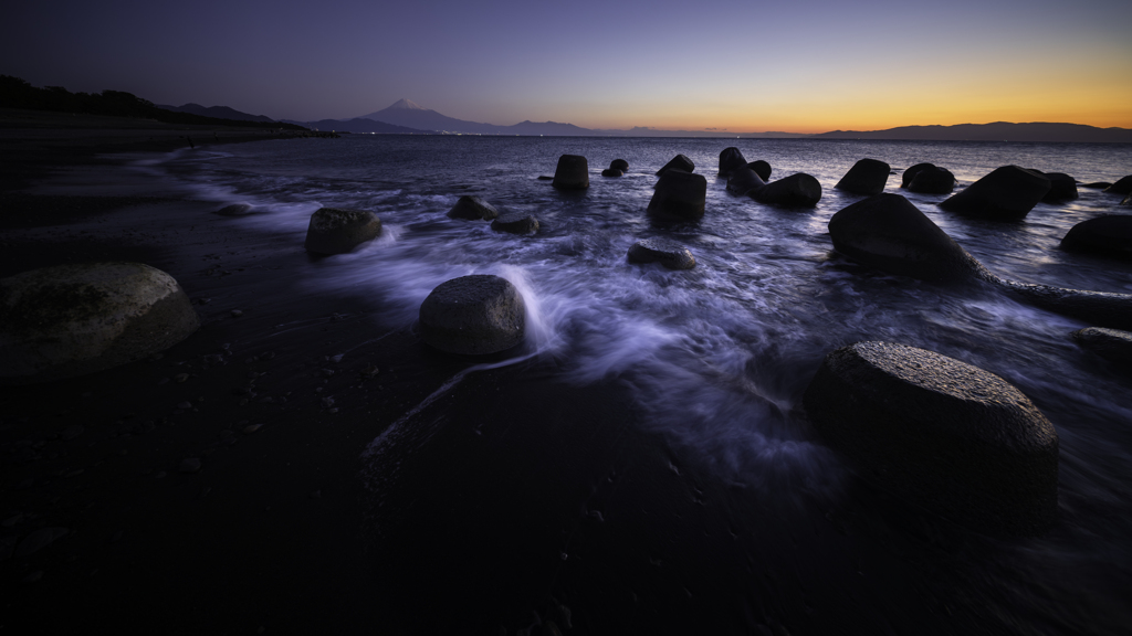 日の出まであと３０分ぐらいかな
