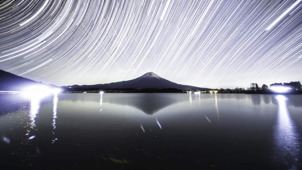 ちょっとやり過ぎで流星がよく見えない