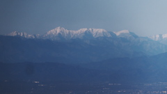筑波山から南八ヶ岳を望む