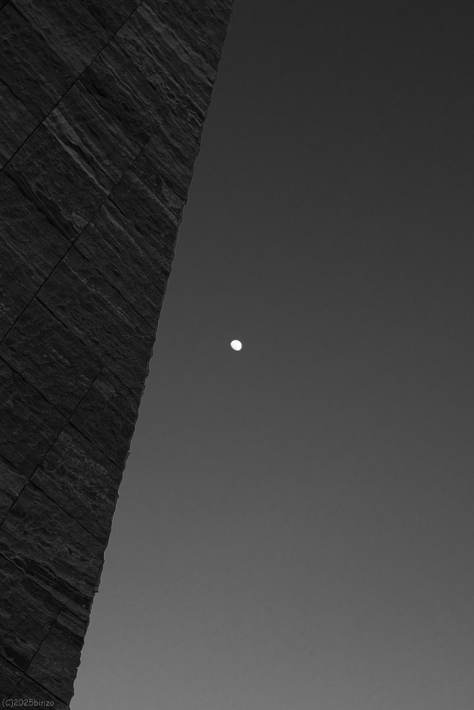 2025年大晦日の月